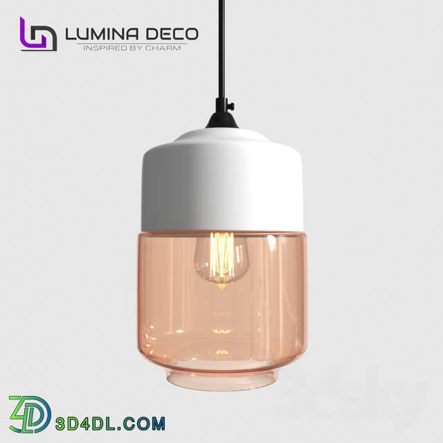 Ceiling light - _OM_ Pendant lamp Lumina Deco ASTILA white LDP 6807 _WT_