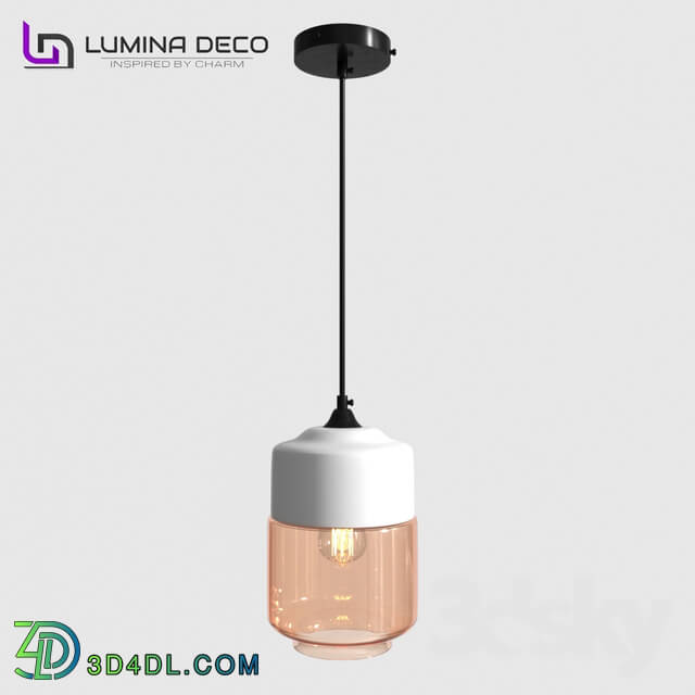 Ceiling light - _OM_ Pendant lamp Lumina Deco ASTILA white LDP 6807 _WT_