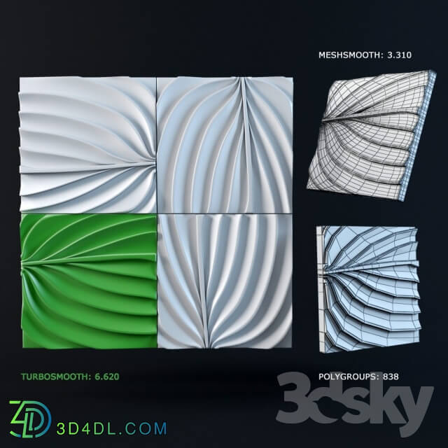 Other decorative objects - 3d panel