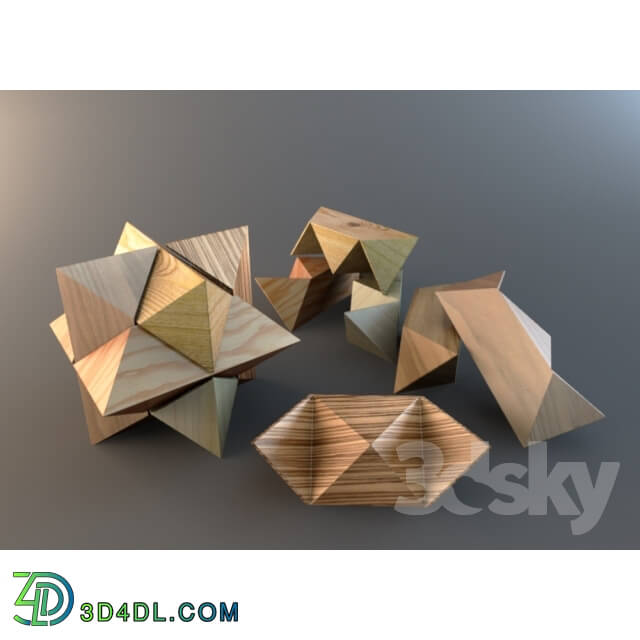 Toy - Wooden puzzle K33.