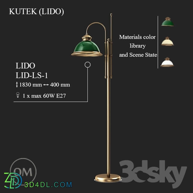 Floor lamp - KUTEK _LIDO_ LID-LS-1