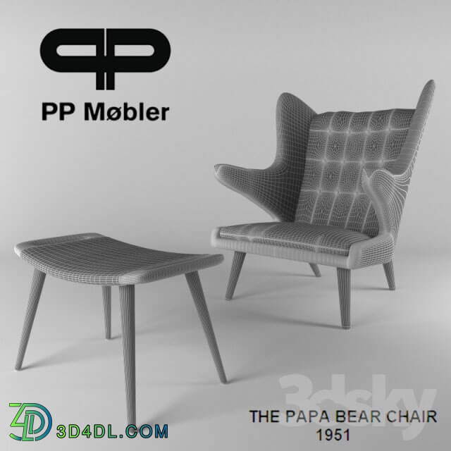 Other soft seating - The papa bear chair _ ottoman