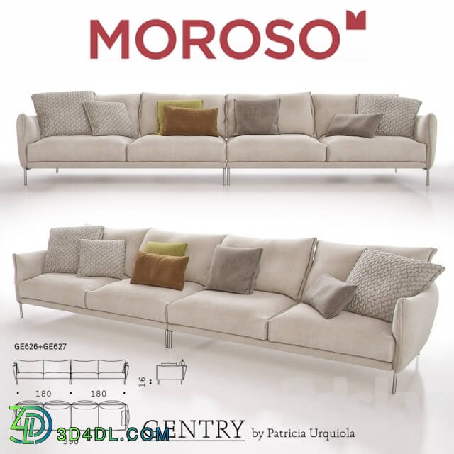 Sofa - Moroso Gentry GE626 _ GE627 Sofa