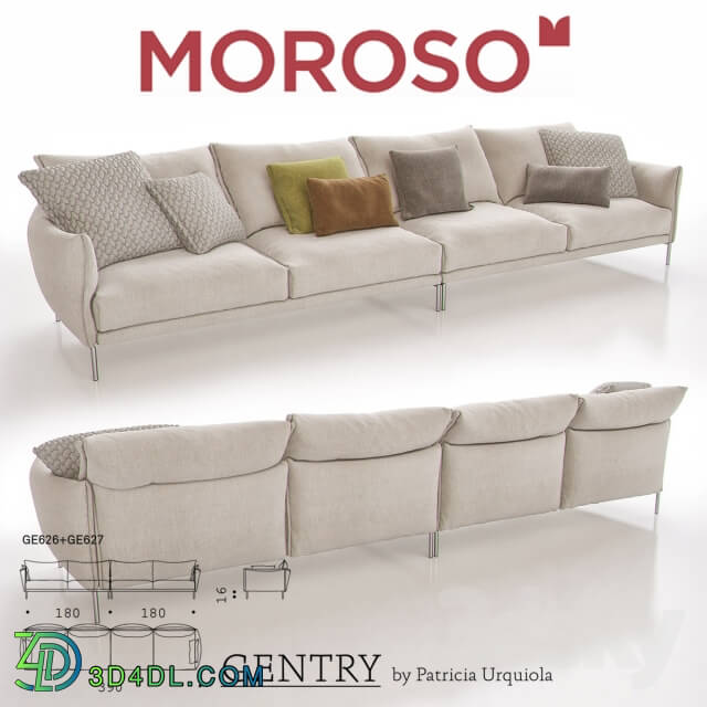 Sofa - Moroso Gentry GE626 _ GE627 Sofa