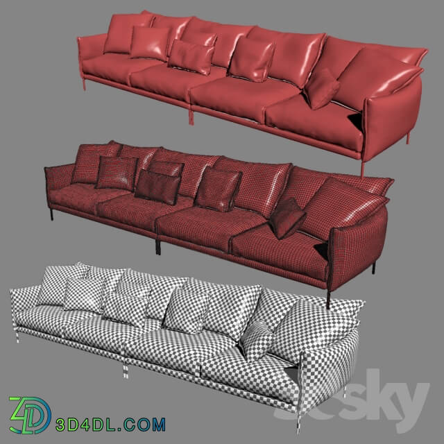 Sofa - Moroso Gentry GE626 _ GE627 Sofa