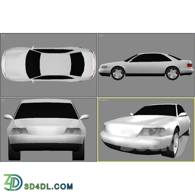 Transport - Audi A8 _Low Poly Model_