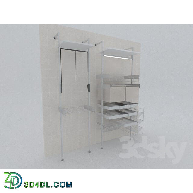 Wardrobe _ Display cabinets - Storage system Kappa