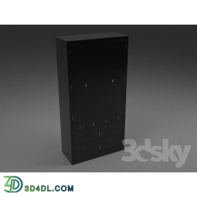 Wardrobe _ Display cabinets - Wardrobe 100h47h200sm