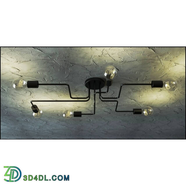 Ceiling light - LOFT CHANDELIER 3 in 1