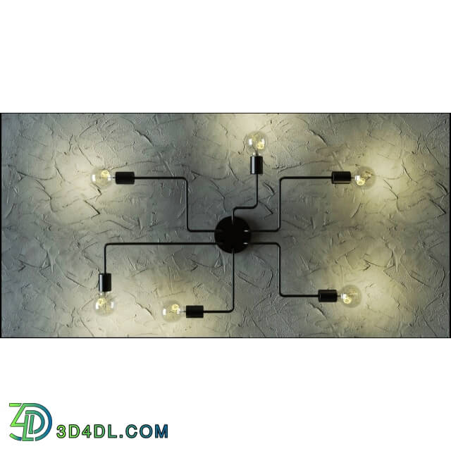 Ceiling light - LOFT CHANDELIER 3 in 1