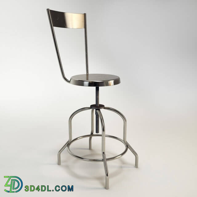 Chair - Vintage Industrial Swivel Adjustable Stool