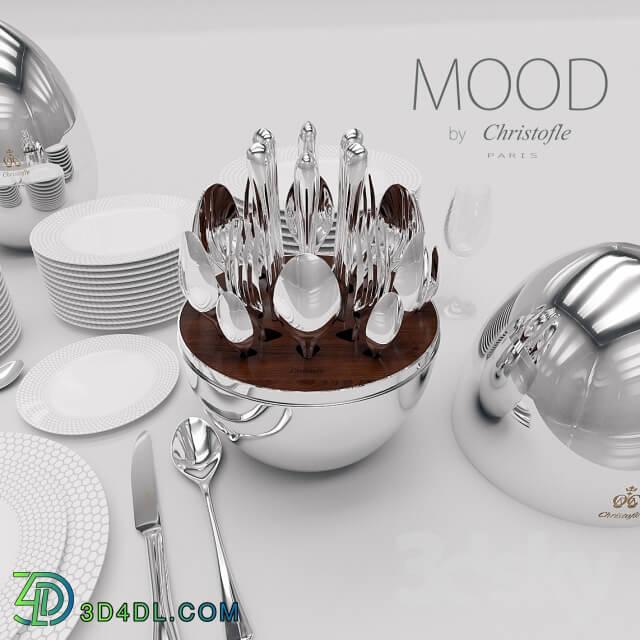 Other kitchen accessories - A set of cutlery MOOD by Christofle