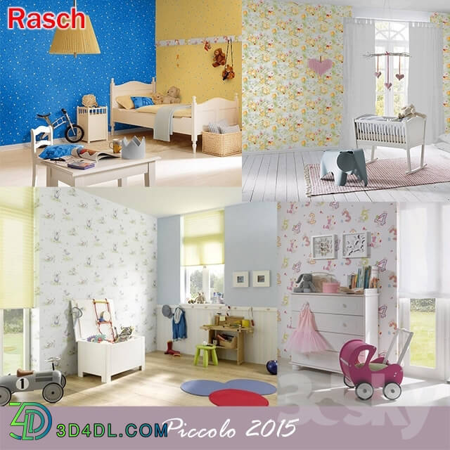 Wall covering - Baby wallpaper Rasch collection Piccolo