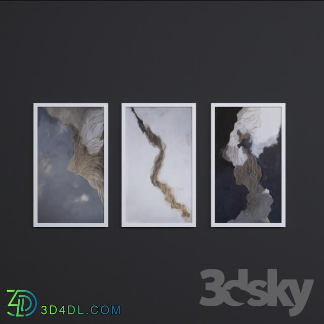 Frame - Collection of paintings _quot_Abstract Art_quot_