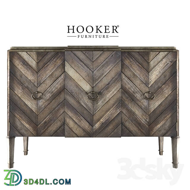 Sideboard _ Chest of drawer - Hooker Furniture Living Room Chevron Console