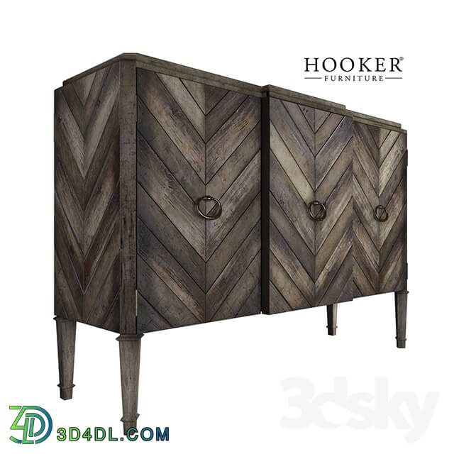 Sideboard _ Chest of drawer - Hooker Furniture Living Room Chevron Console