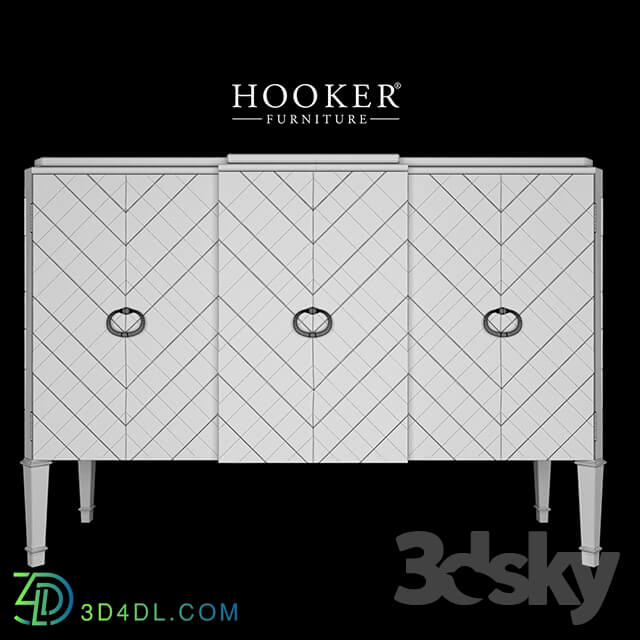 Sideboard _ Chest of drawer - Hooker Furniture Living Room Chevron Console