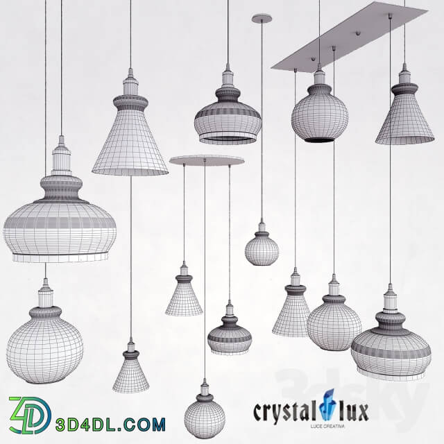 Ceiling light - Pendants Crystal Lux Olla_ Sonette_ Camapanella