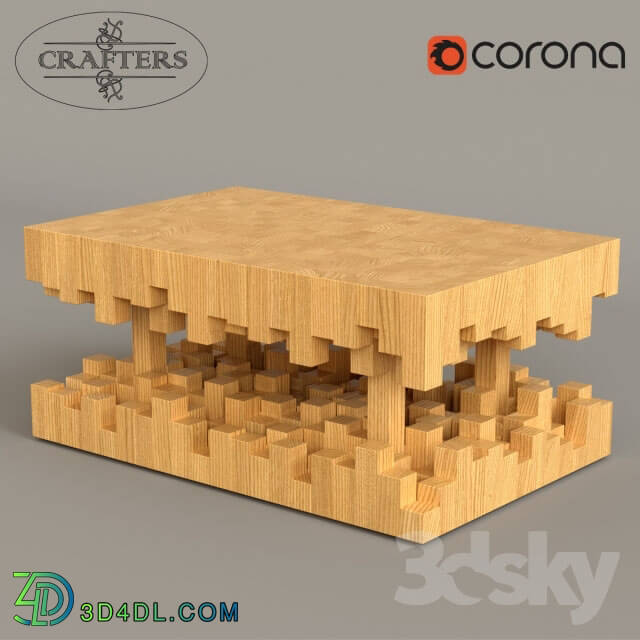 Table - Wooden Cube