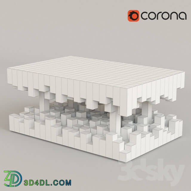 Table - Wooden Cube