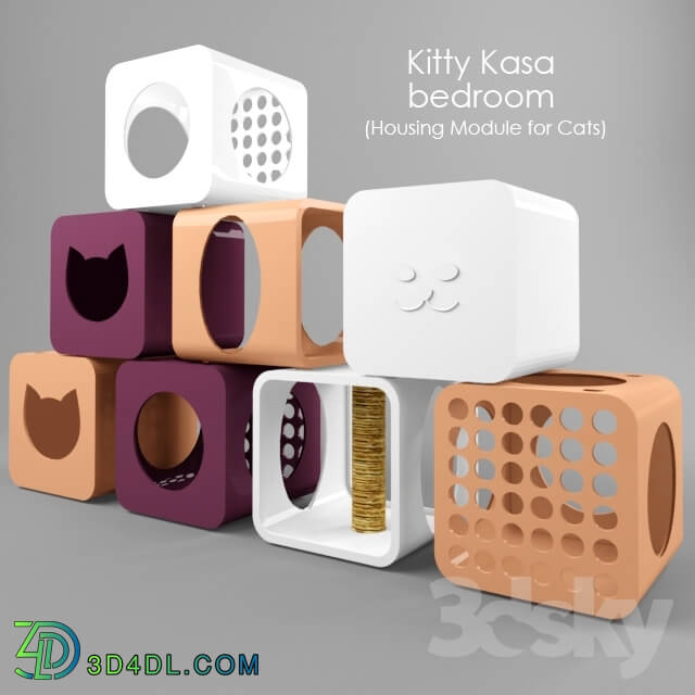 Other decorative objects - Houses for cats_ _quot_Kitty Kasa_quot_