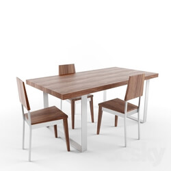 Table _ Chair - Giulia Novars dining table and chairs 