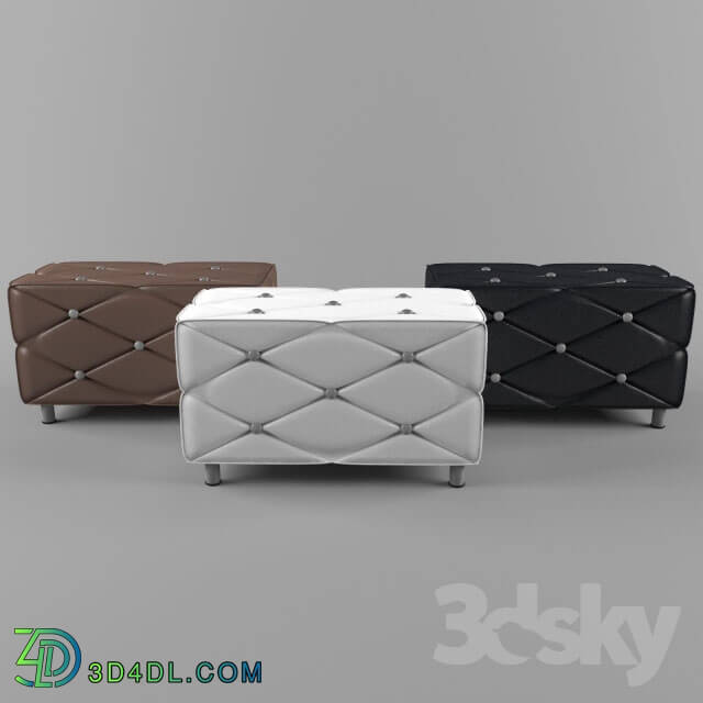 Other soft seating - Leather pouf