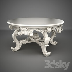 Table - Large round palazzo capponi centre table 