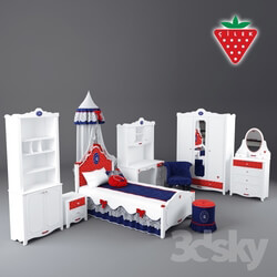 Full furniture set - baby furniture Cilek_ Series Strawberry 