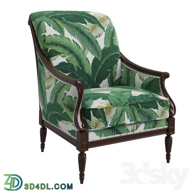 Arm chair - Harwood Accent Chair_ Palm Leaf