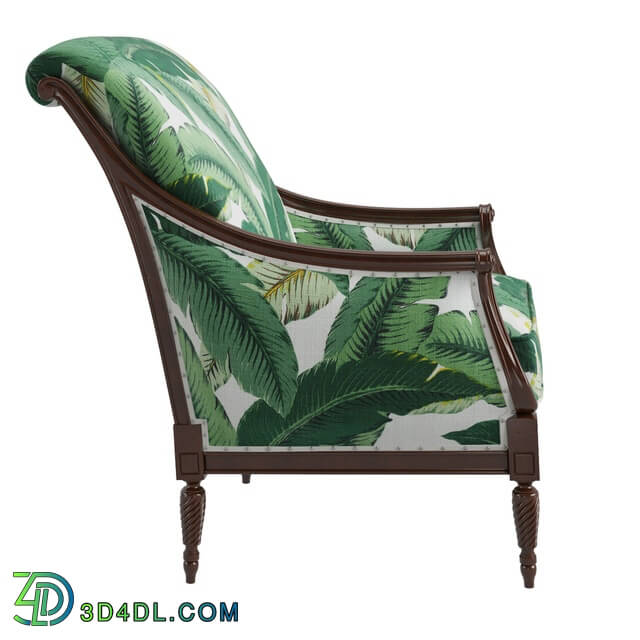 Arm chair - Harwood Accent Chair_ Palm Leaf