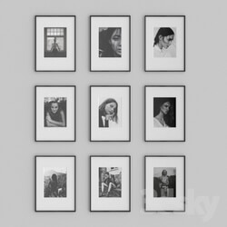 Frame - Black and white photos in frames 