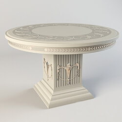 Table - Round pedestal table 