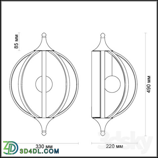 Wall light - Wall bracket ODEON LIGHT 4033 _ 21WL NICCO