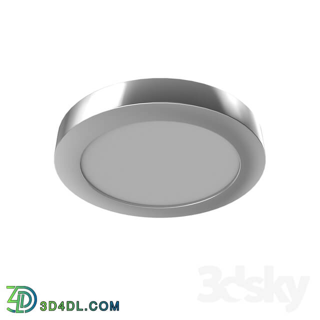 Spot light - 96246 LED ultra-thin recessed panel FUEVA 1_ 22W _LED_ 3000K_ Ø300_ IP44_ nickel