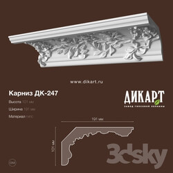 Decorative plaster - Dk-247_101Hx191mm 