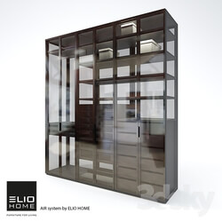 Wardrobe _ Display cabinets - AIR system by ELIO HOME. Translucent. 