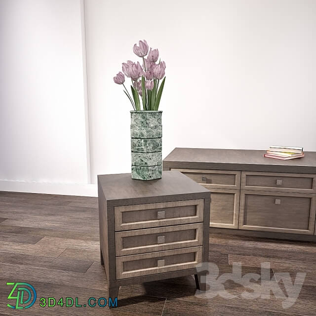 Sideboard _ Chest of drawer - Chest of drawers and bedside table.