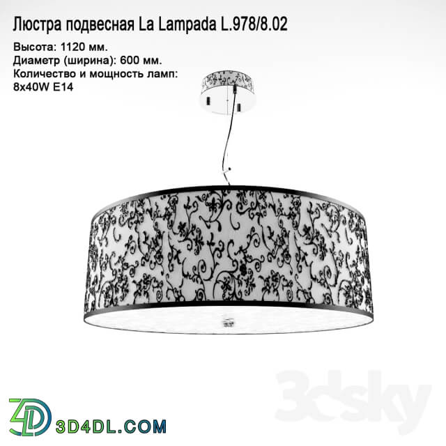 Ceiling light - La Lampada L.978_8.02