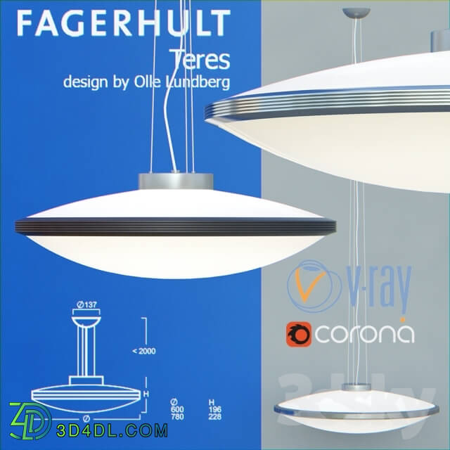 Ceiling light - Hanging lamp Teres