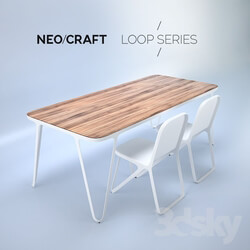 Table _ Chair - LOOP Table and Chair for Neo Craft 