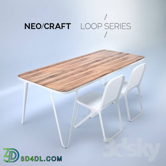 Table _ Chair - LOOP Table and Chair for Neo Craft