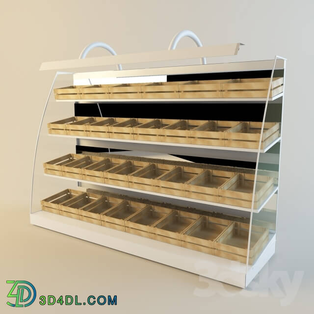 Shop - Refrigerated slide under vegetables