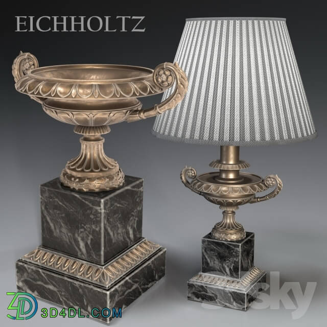 Table lamp - Lamp and a vase of Eichholtz BRESSON