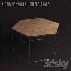Table - nicsia_nexagonal_coffee_table 