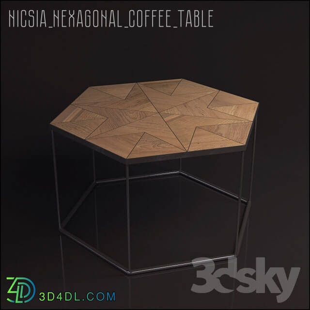 Table - nicsia_nexagonal_coffee_table