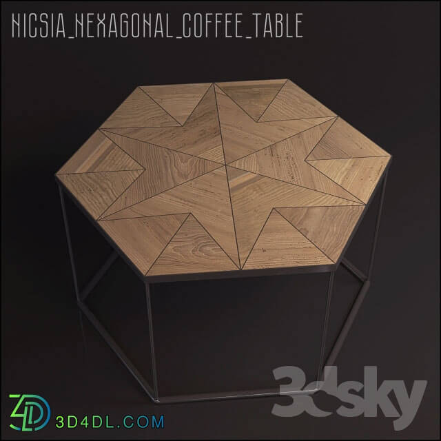 Table - nicsia_nexagonal_coffee_table