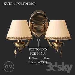 Wall light - KUTEK _PORTOFINO_ POR-K-2-A 