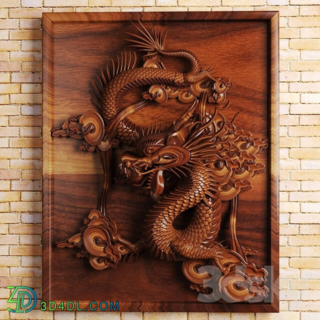 Sculpture - Dragon_reliefs