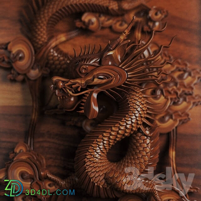 Sculpture - Dragon_reliefs